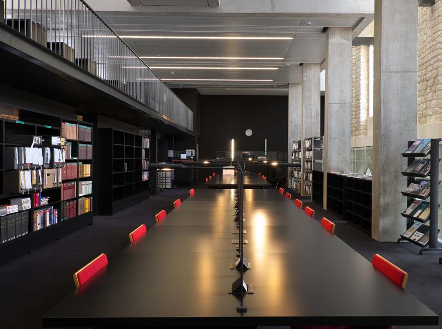 salle de lecture de la MP