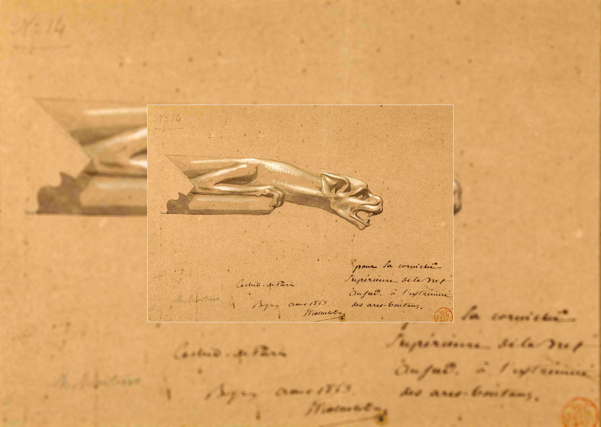 Eugène-Viollet le Duc, Gargouille