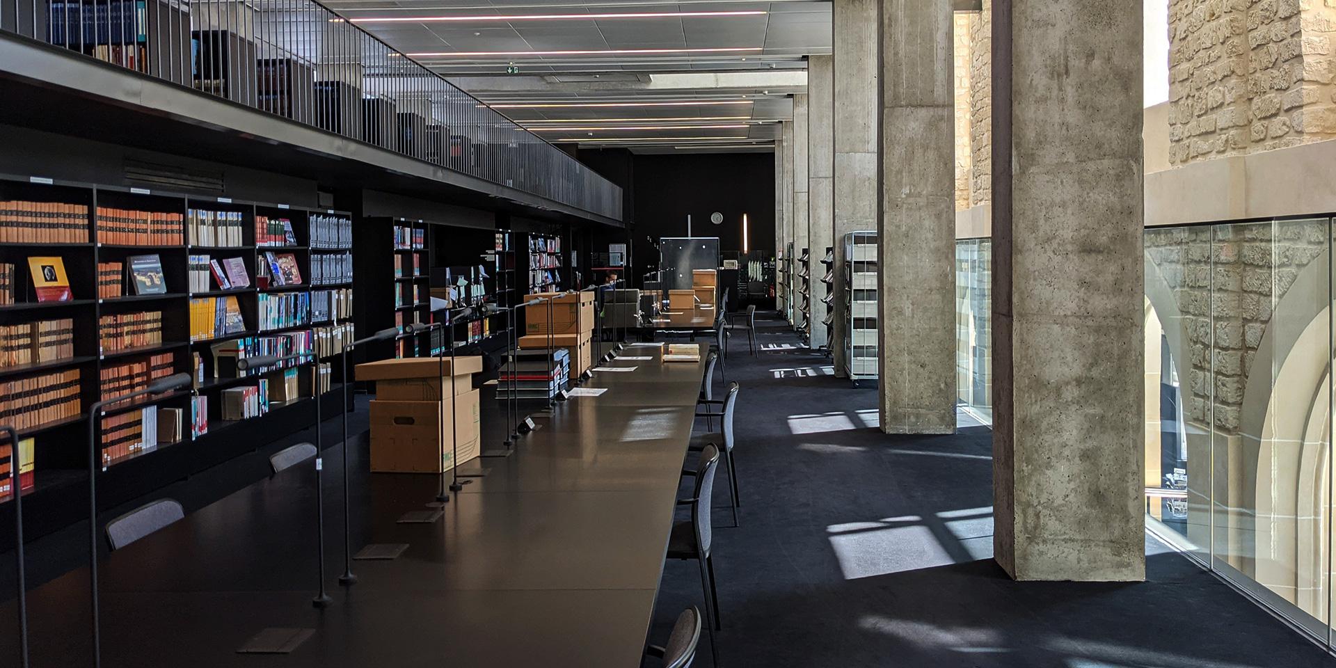 La salle de lecture de la MAP